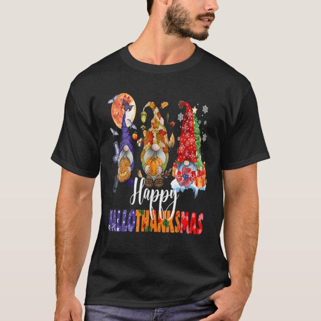 Camiseta Navidades del Día de Acción de Gracias de Hallowee (Anverso)