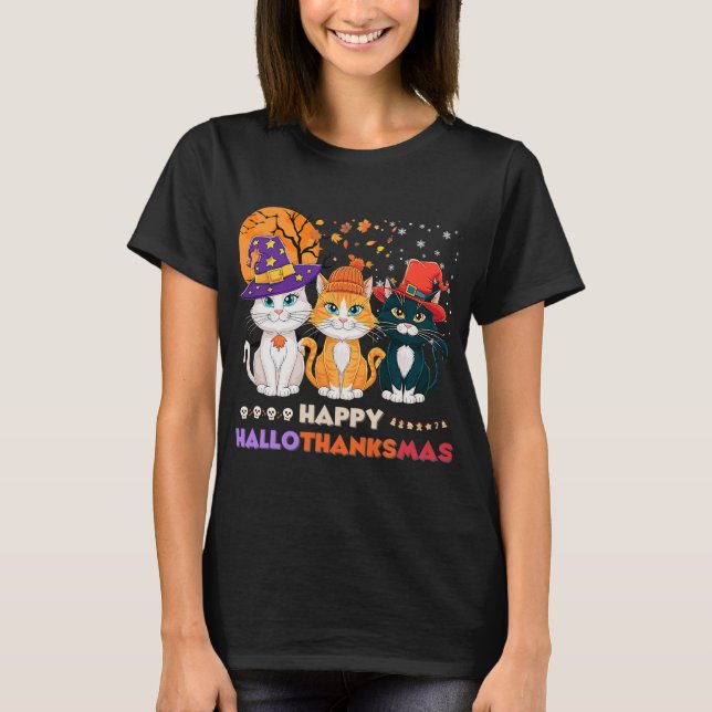 Camiseta Navidades del Día de Acción de Gracias de Hallowee (Anverso)