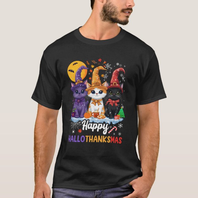 Camiseta Navidades del Día de Acción de Gracias de Hallowee (Anverso)