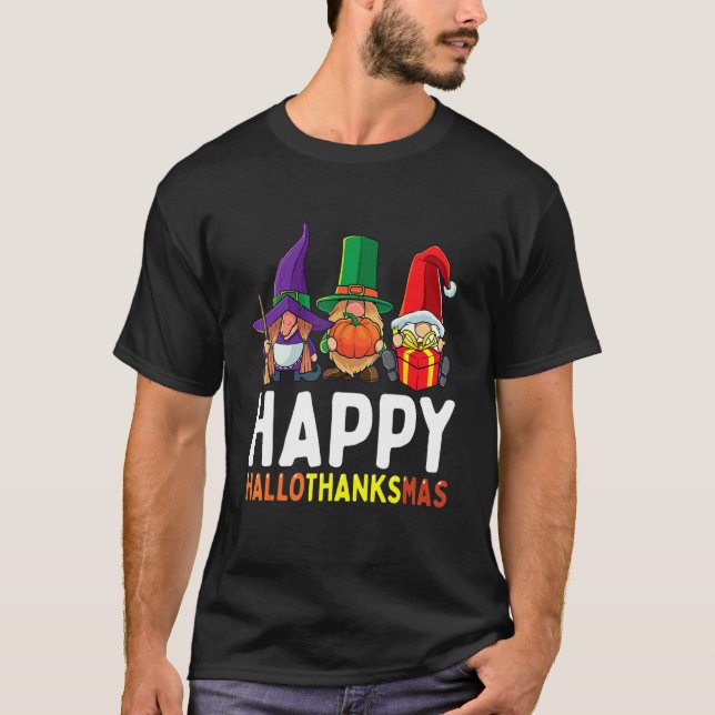 Camiseta Navidades del Día de Acción de Gracias de Hallowee (Anverso)