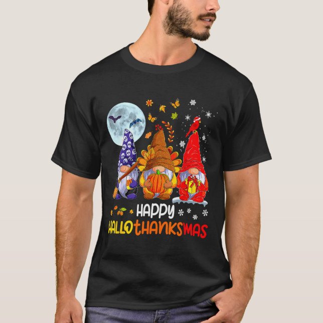 Camiseta Navidades del Día de Acción de Gracias de Hallowee (Anverso)