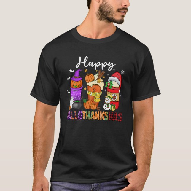 Camiseta Navidades del Día de Acción de Gracias de Hallowee (Anverso)
