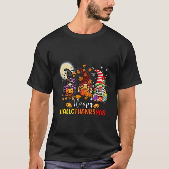 Camiseta Navidades del Día de Acción de Gracias de Hallowee (Anverso)