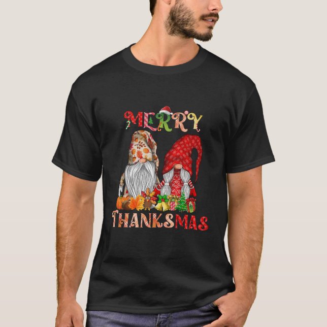 Camiseta Navidades del Día de Acción de Gracias Merry Thank (Anverso)