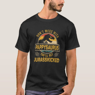 Camiseta Navidades del Día del Padre con un gracioso rex pa