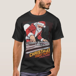 Camiseta Navidades del DJ Santa Claus