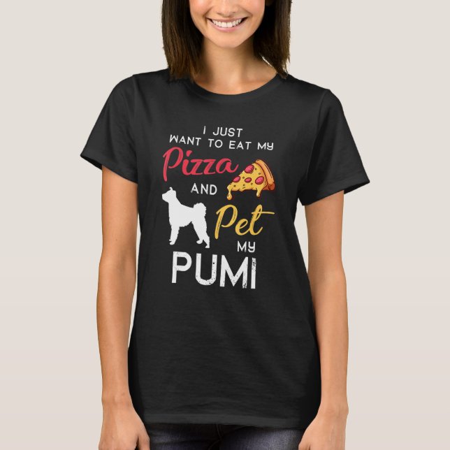 Camiseta Navidades del dueño de la pizza pumi Dog Cumpleaño (Anverso)