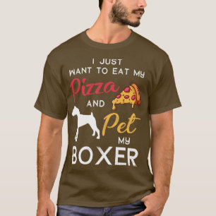 Camiseta Navidades del dueño del Boxer Dog Pizza amante Bir