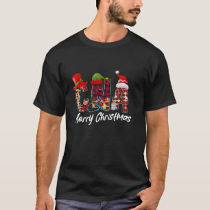Camiseta Navidades del Elf de Santa Hat iluminan Leopardo R