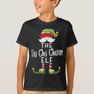 Camiseta Navidades del Elf de Tai Chi Chuan Funny Fiesta Pa
