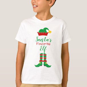 Camiseta Navidades del Elf del personalizable Santa