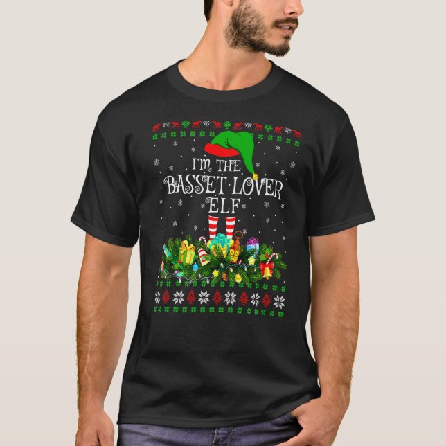 Camiseta Navidades del elfo del heondo del fuselaje feo de  (Anverso)