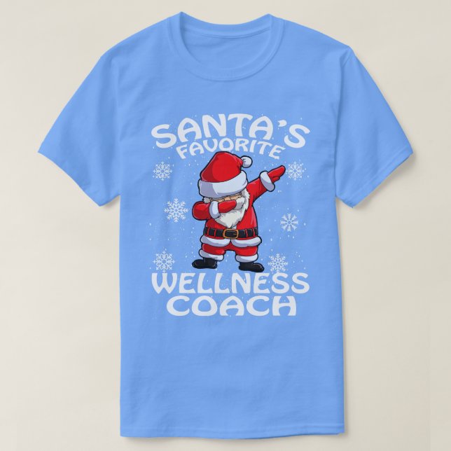 Camiseta Navidades del entrenador de bienestar favorito de  (Diseño del anverso)