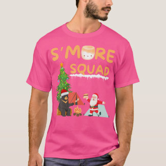 Camiseta Navidades Del Equipo De Camping De Squad Funny Smo