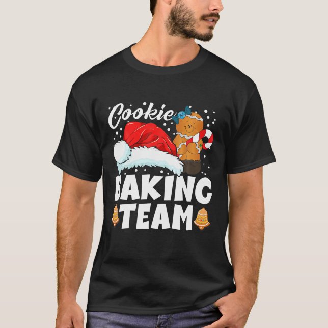 Camiseta Navidades del Equipo de Cocina y Hormigón Gingerbr (Anverso)
