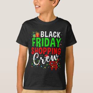 Camiseta Navidades del equipo de compras del viernes ilumin