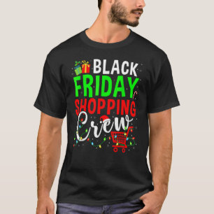 Camiseta Navidades del equipo de compras del viernes ilumin