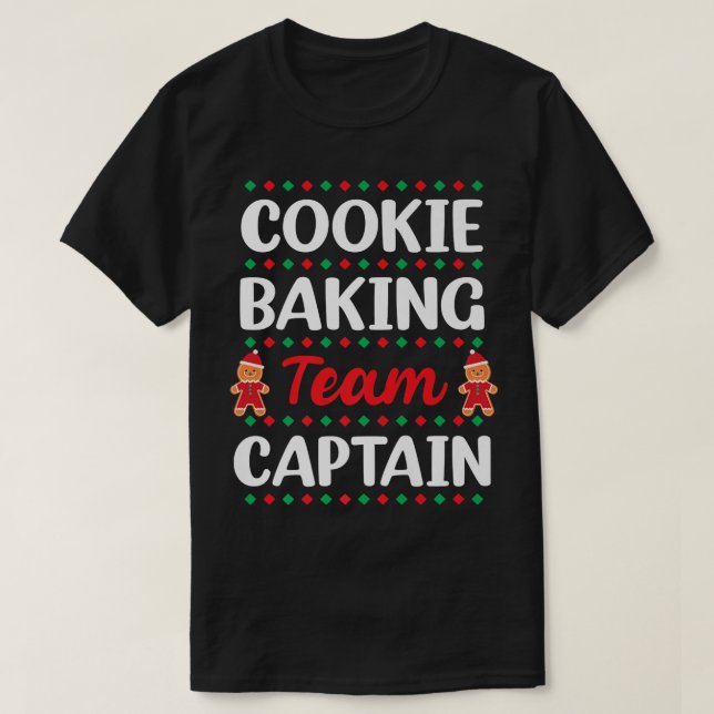 Camiseta Navidades del equipo de Cookie Baking (Diseño del anverso)