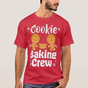 Camiseta Navidades del equipo de Cookie Baking Captain Ging