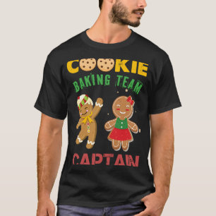 Camiseta Navidades del equipo de Cookie Baking Captain Ging