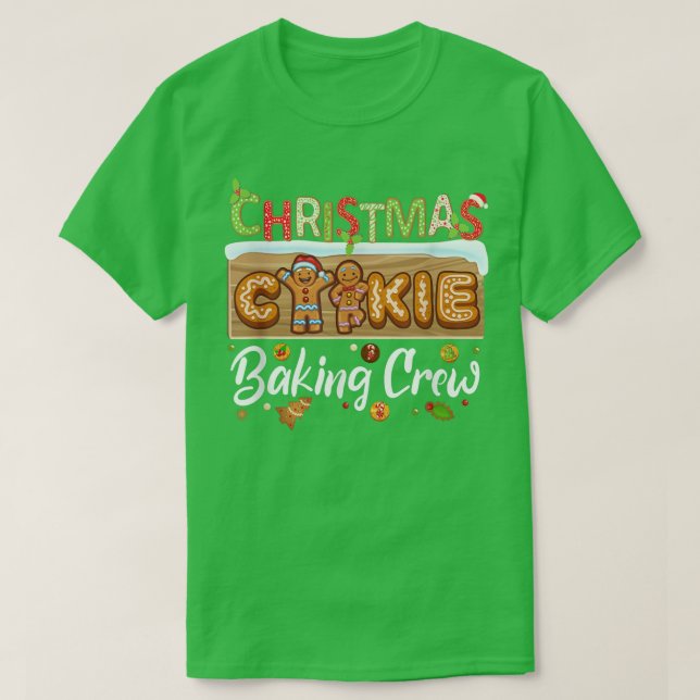 Camiseta Navidades del equipo de creadores de galletas Ging (Diseño del anverso)