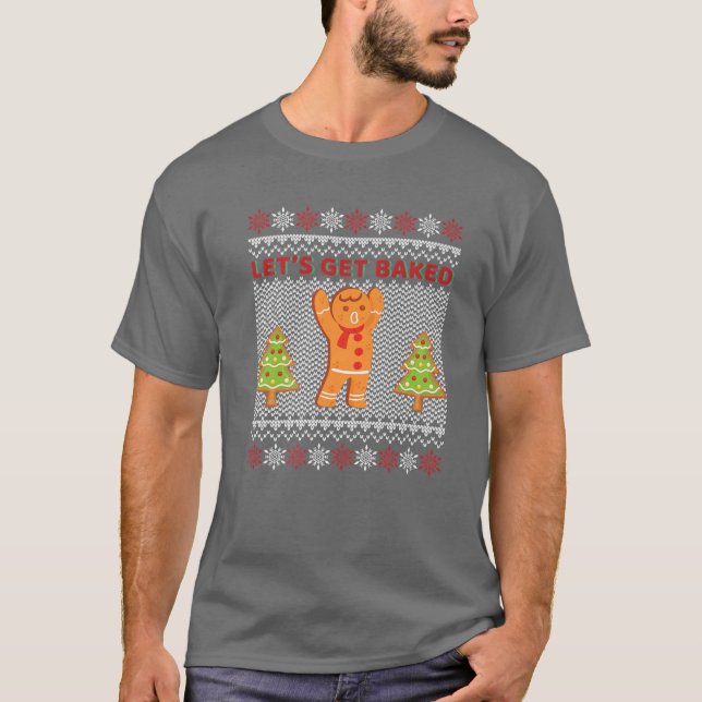 Camiseta Navidades del equipo de crepes galletas de pan de  (Anverso)