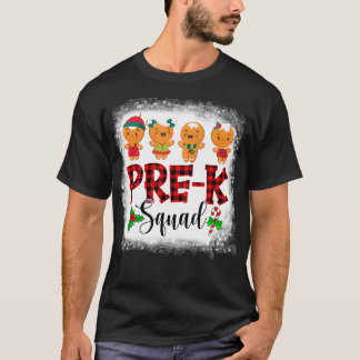 Camiseta Navidades del equipo de guardería Prek Squad Ginge