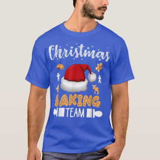 Camiseta Navidades del equipo de hornear Gingerbread Cookie