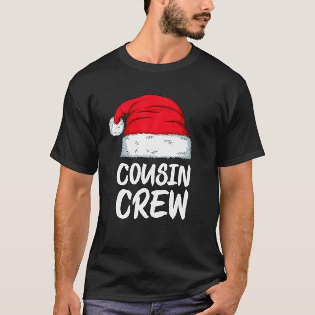 Camiseta Navidades del equipo de primos Papá Noel Matando F (Anverso)
