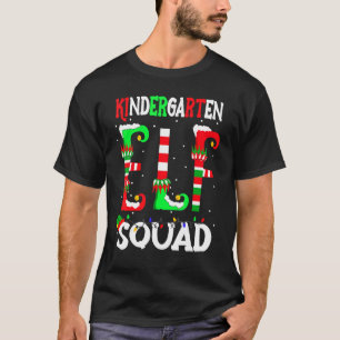 Camiseta navidades del equipo elf de kindergarten Profesore