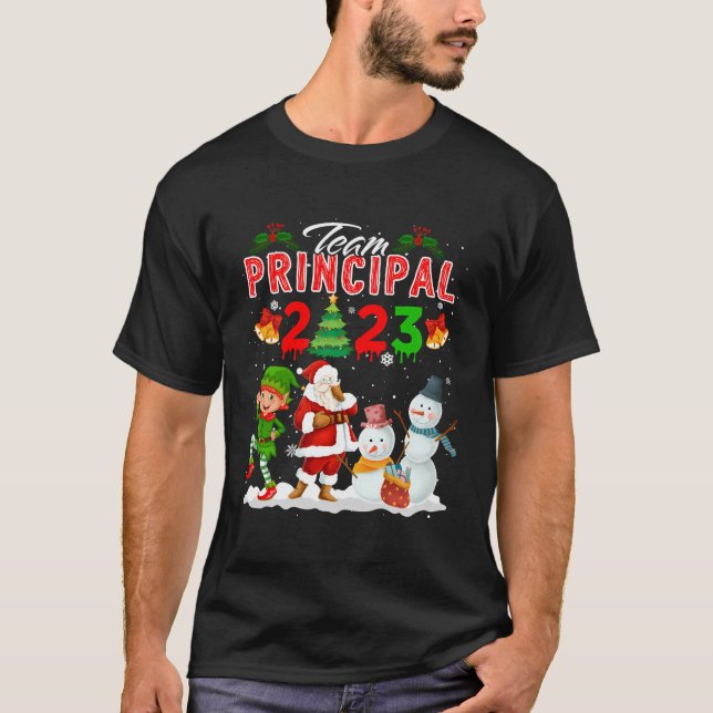 Camiseta Navidades del Equipo Principal 2023 Santa Reindeer (Anverso)