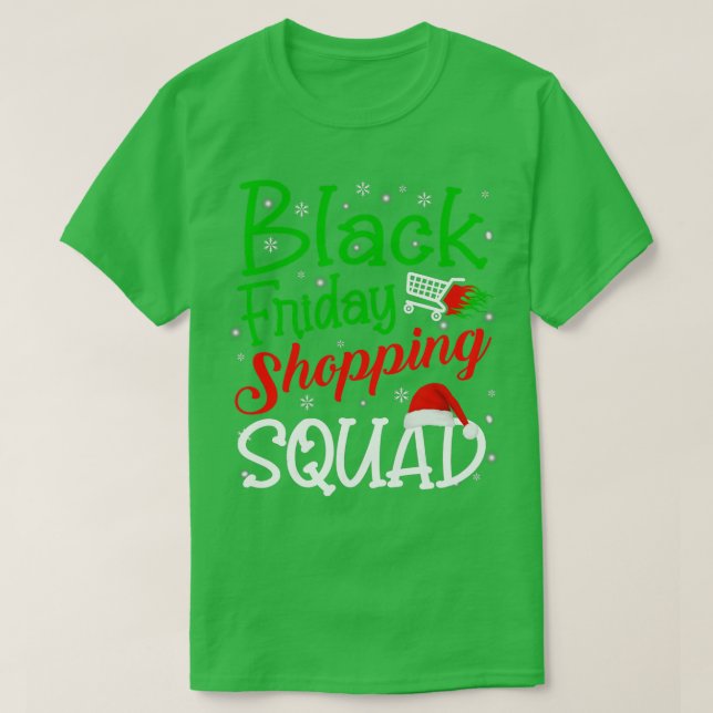 Camiseta Navidades del Escuadrón de Compras del Viernes (Diseño del anverso)