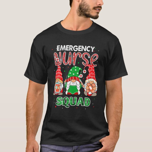 Camiseta Navidades del Escuadrón de Enfermeras de Emergenci (Anverso)