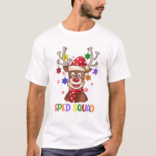 Camiseta Navidades del Escuadrón de Maestros de SPED de Ren