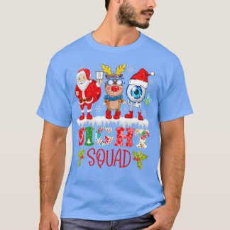 Camiseta Navidades del Escuadrón de Vista QbBX de Santa Sed