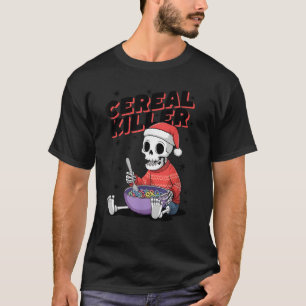 Camiseta Navidades del esqueleto de Halloween, un asesino d
