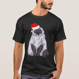 Camiseta Navidades del gato de Santa Ragdoll Pajama T Funny