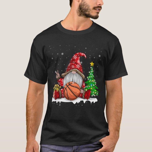 Camiseta Navidades del Gnome de Baloncesto de la Temporada  (Anverso)