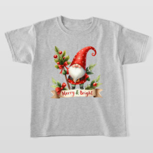 Camiseta Navidades del gnome de Merry Bright