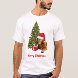 Camiseta Navidades del Golden Retriever Santa Dog