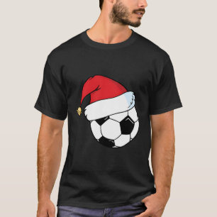 Camiseta Navidades del Gorra de fútbol Santa Claus