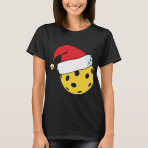 Camiseta Navidades del Gorra Pickleball de Santa Claus