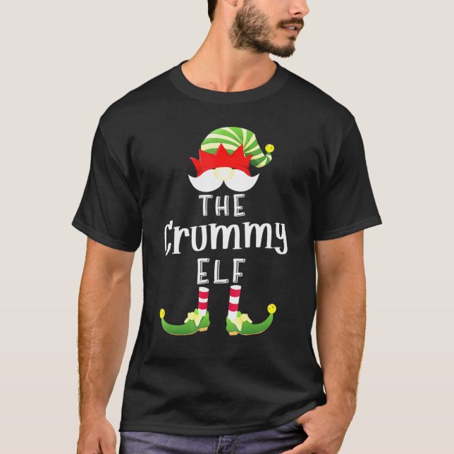 Camiseta Navidades del grupo Crummy Elf Fiesta Pajama (Anverso)