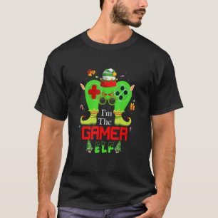 Camiseta Navidades del Grupo de Coincidencia de Gamer Elf F