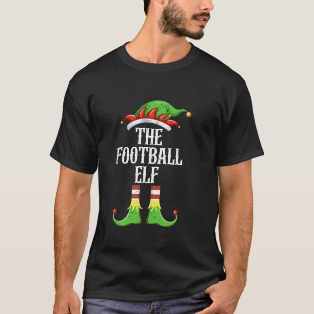 Camiseta Navidades del Grupo de Fútbol de la Familia Elf X (Anverso)