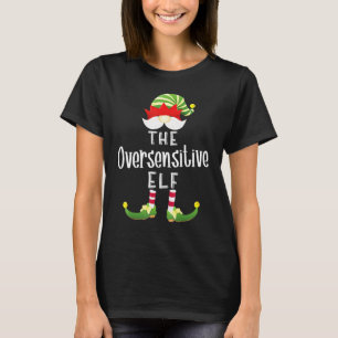 Camiseta Navidades del grupo Elf demasiado sensibles Fiesta