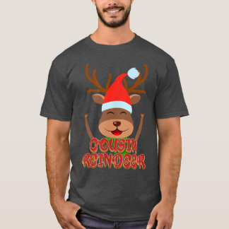 Camiseta Navidades del grupo familiar Cousin Reindeer Matin