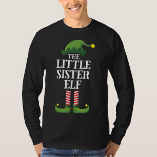 Camiseta Navidades del grupo familiar de hermanita mayor qu