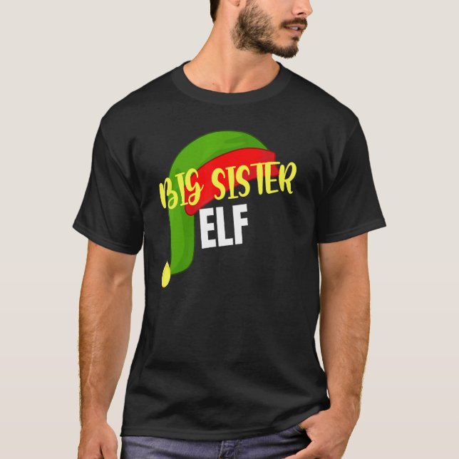Camiseta Navidades del grupo familiar Elf Mateo Pareja de H (Anverso)