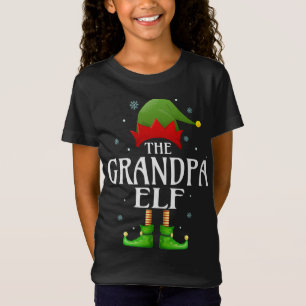 Camiseta Navidades del grupo familiar Grandpa Elf Xmas coin
